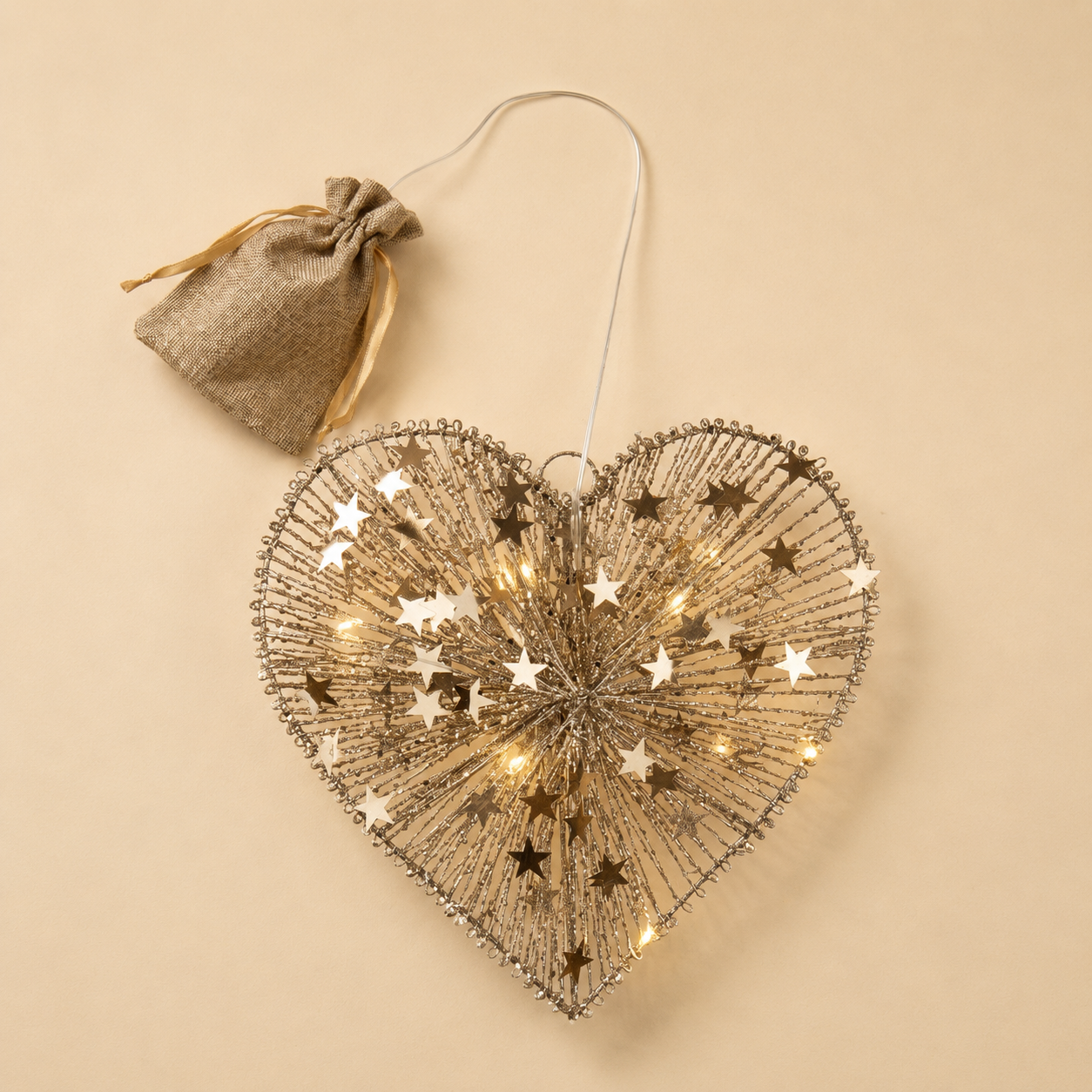 Cuore led Pensieri stupendi 25cm