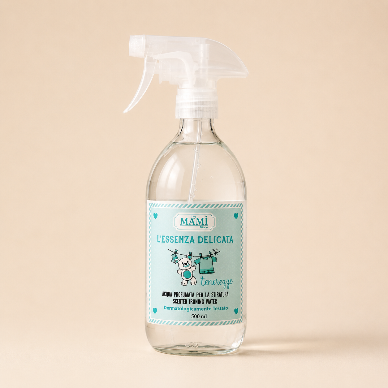 Acqua Profumata per Stiratura Mami Milano – Tenerezze (Flacone in Vetro)