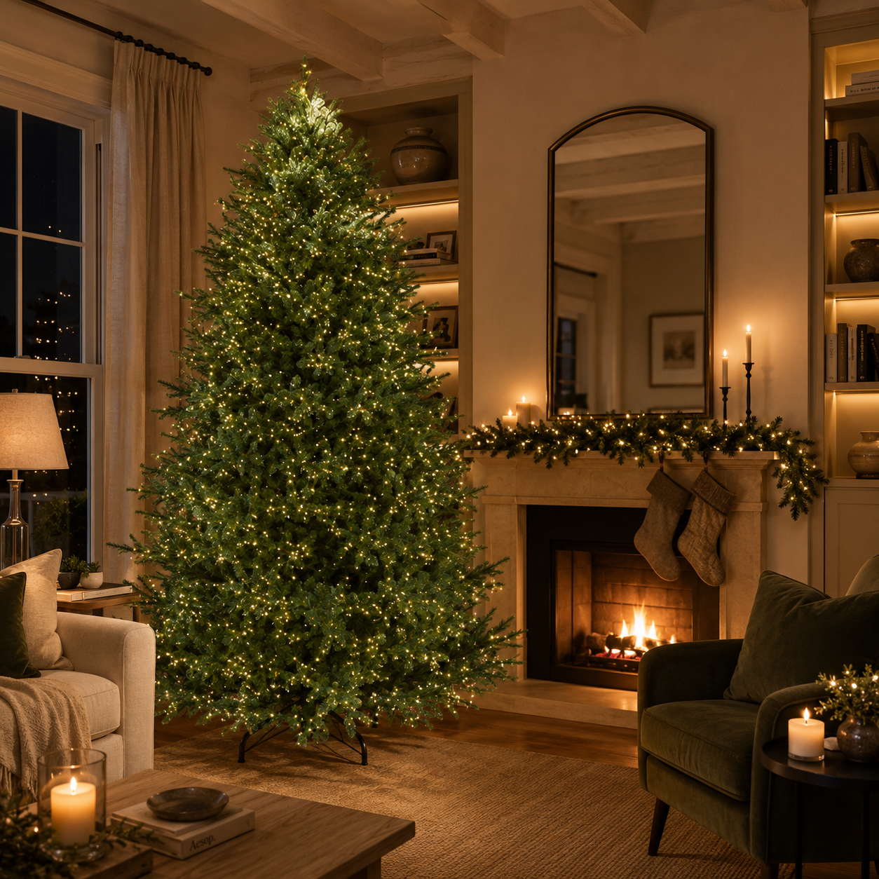 Albero di Natale Luxury EDG con 6000 LED h.270cm