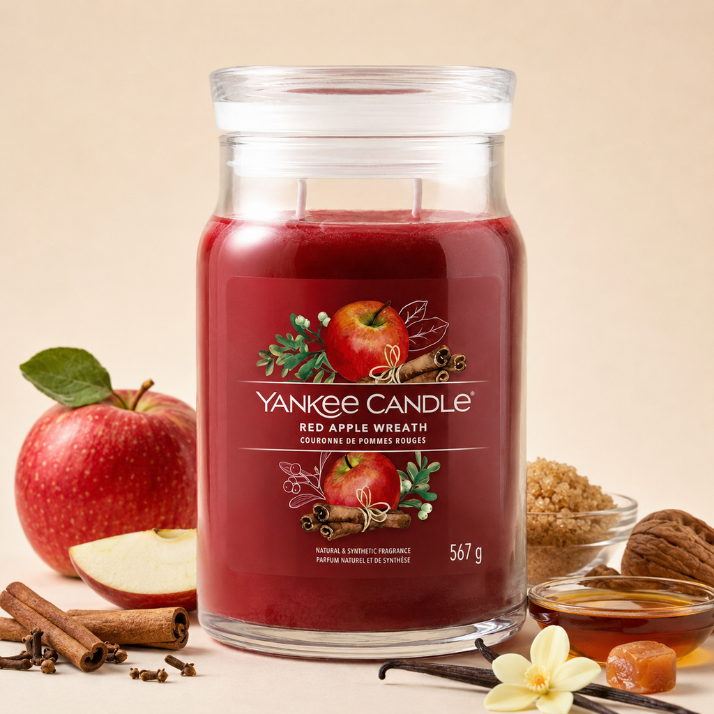Yankee Candle Giara 567gr Red Apple Wreath
