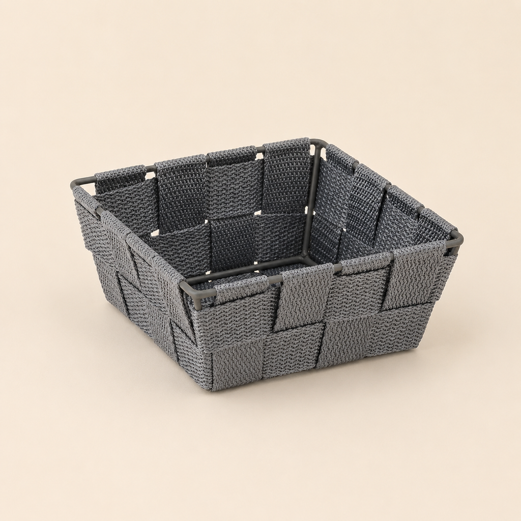 Cestino Kela – Alvaro Grigio – 14 x 14 x H 6 cm