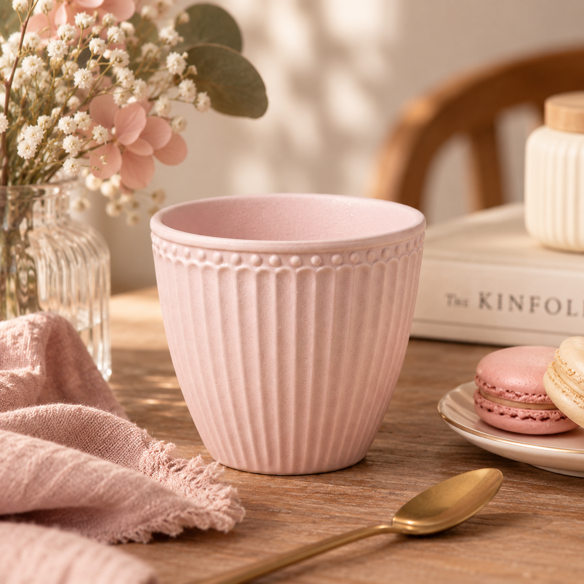Latte cup Alice vintage rose