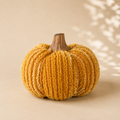 Zucca Decorativa in Tessuto – Ø 12 x H 10 cm