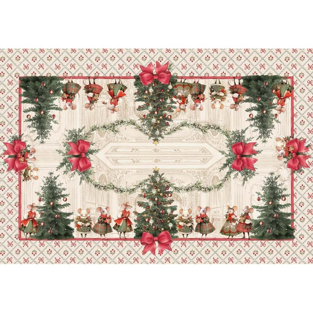 Tovaglia cerata "Favola di Natale" 150x220cm - LB HOME