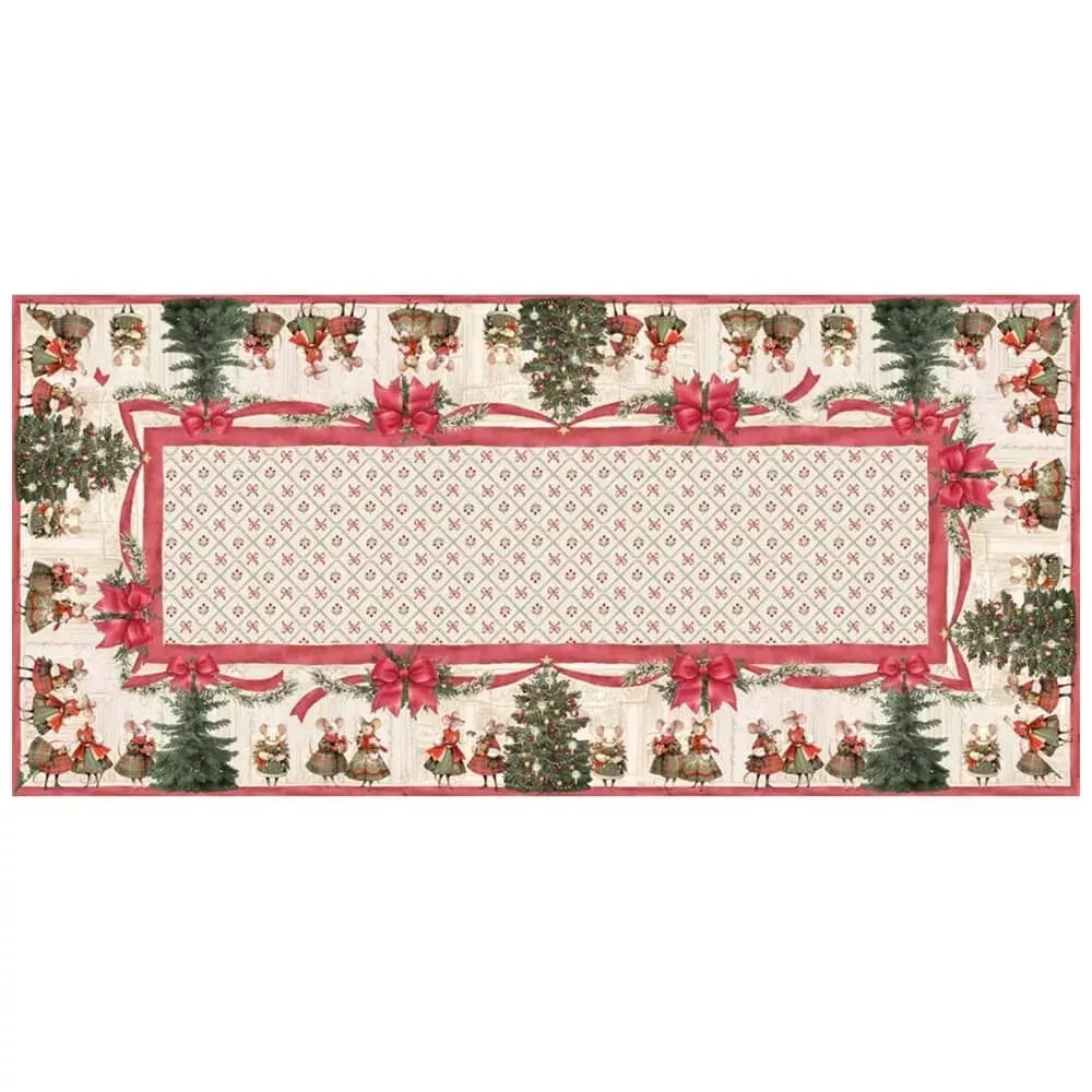 Tovaglia "Favola di Natale" 150x280cm - LB HOME