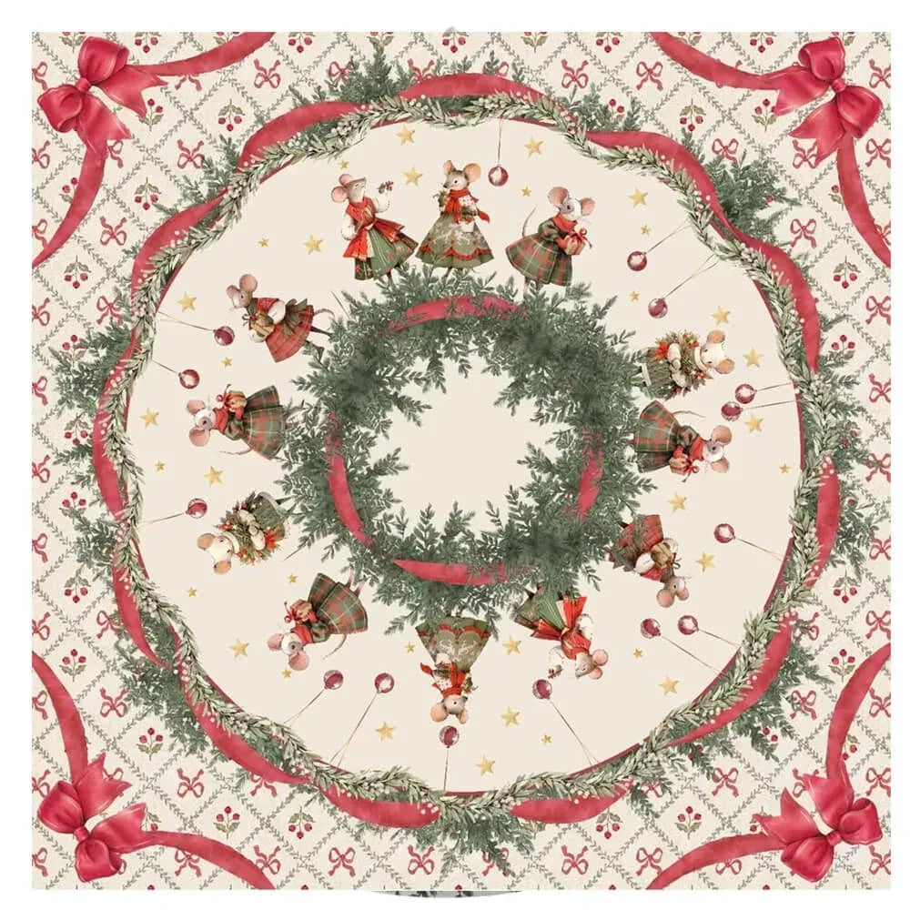 Foulard porta panettone "Favola di Natale" - LB HOME