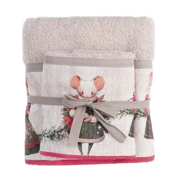 Coppia spugna "Favola di Natale" - LB HOME