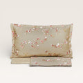 Completo letto matrimoniale Bloom Almond beige Lenzuola