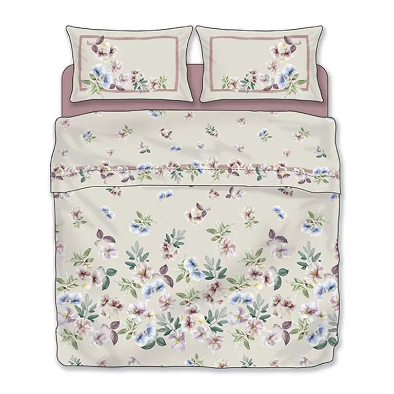 Completo letto matrimoniale Bloom Bouquet LENZ