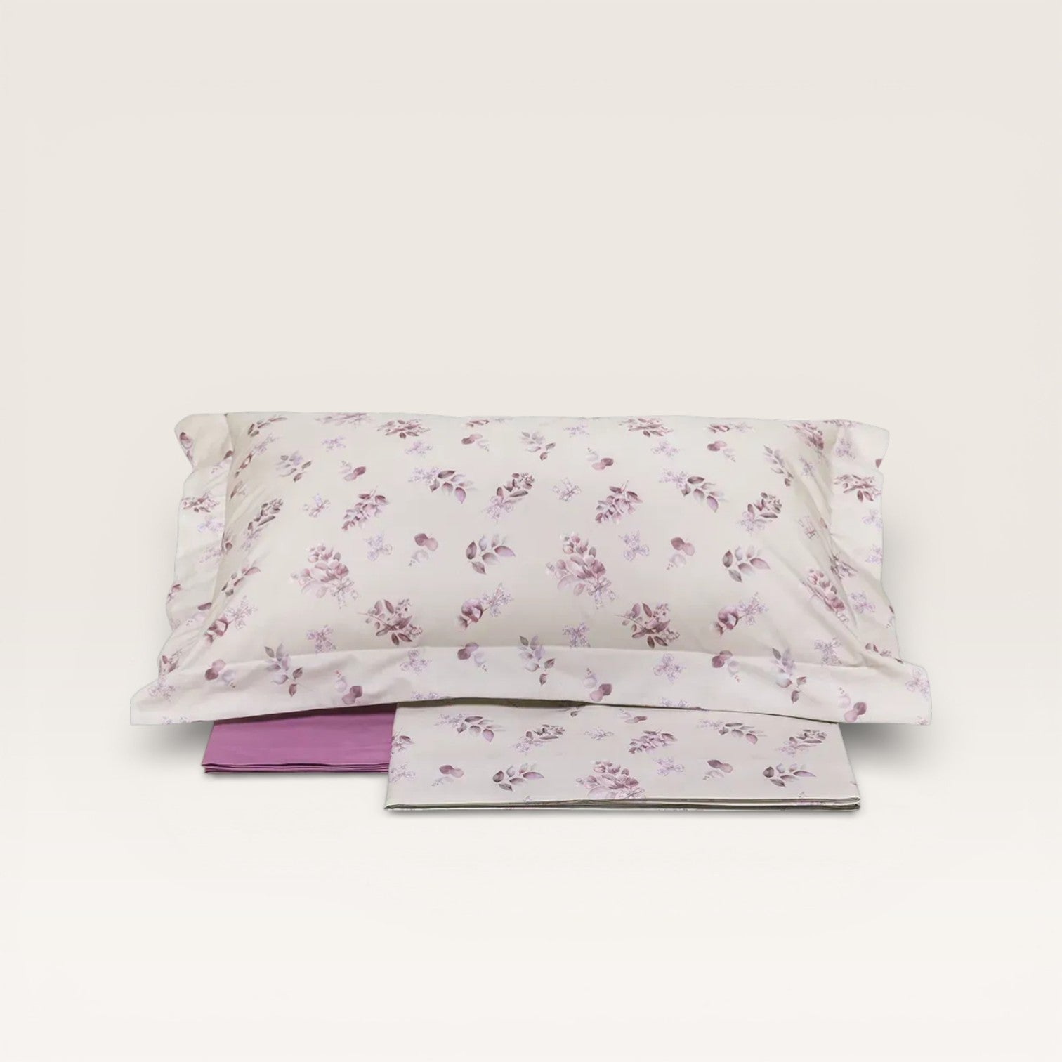 Completo letto matrimoniale Lovely cipria Lenzuola
