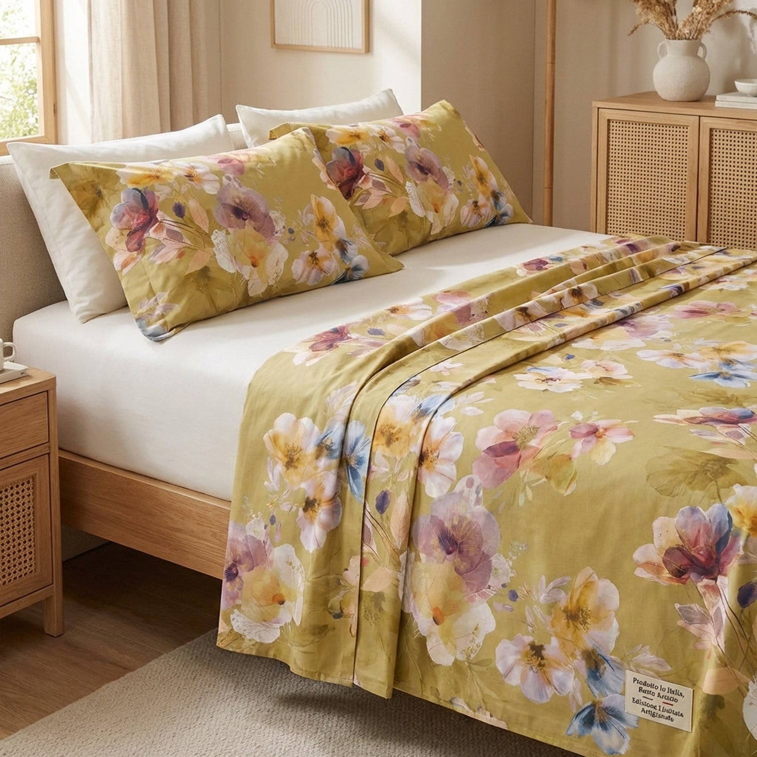 Completo letto matrimoniale Yumi Lenzuola