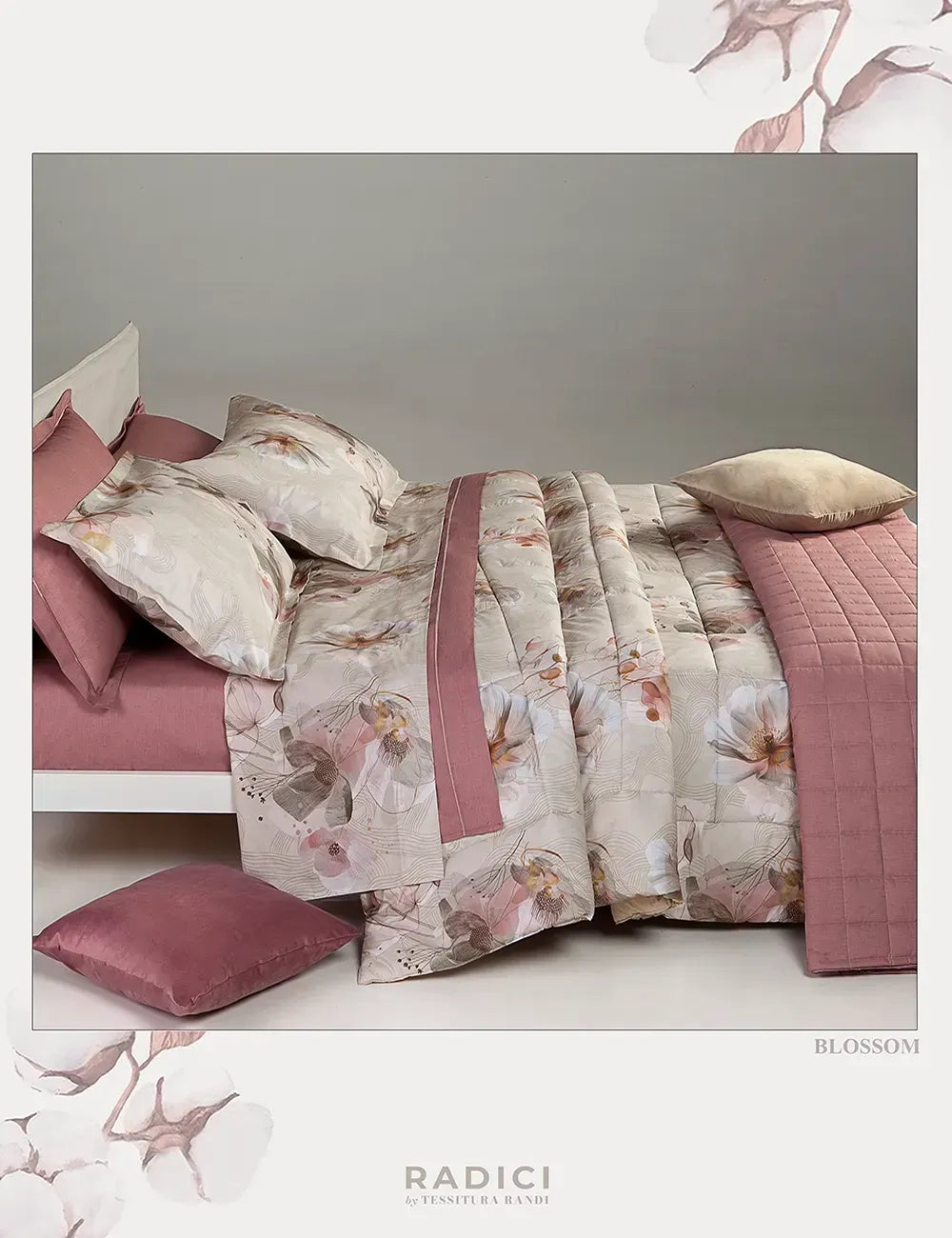 Completo letto Radici Blossom Lenzuola
