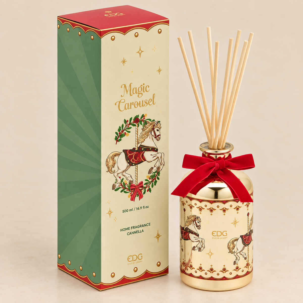 Diffusore di Profumo EDG Magic Carousel Cinnamon 500 ml