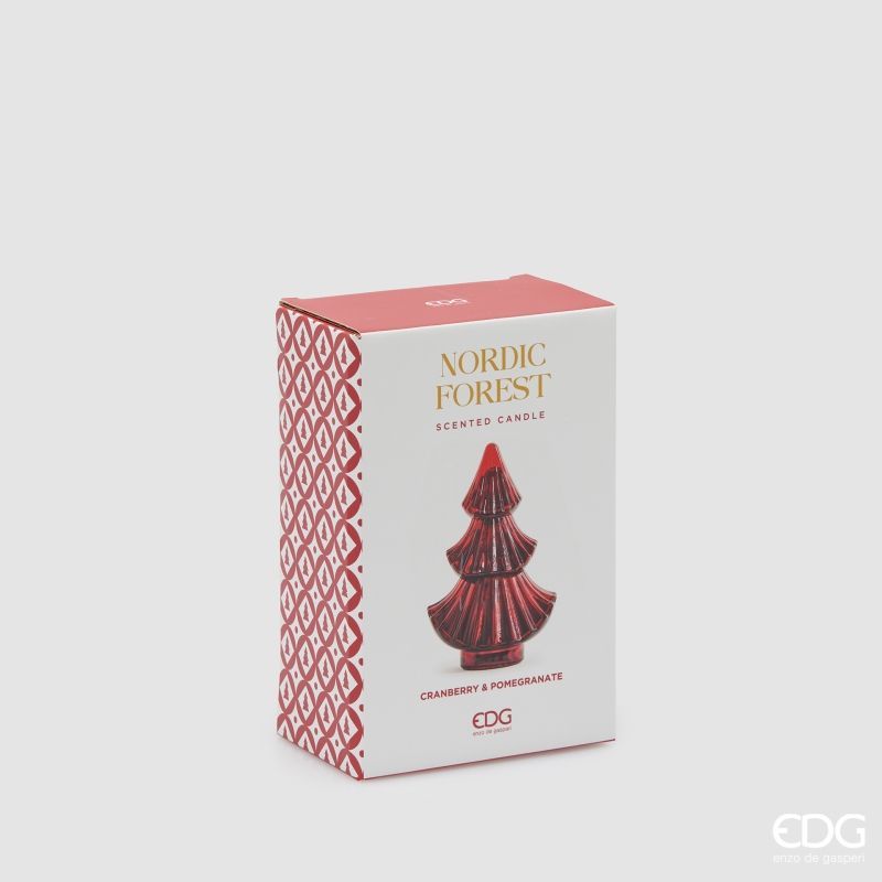 Candela Natalizia Profumata "Nordic Forest" a Forma di Albero
