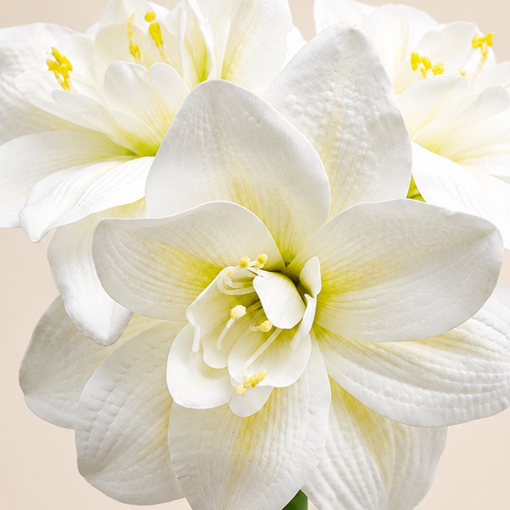 Amaryllis Real Bianco H.60 cm