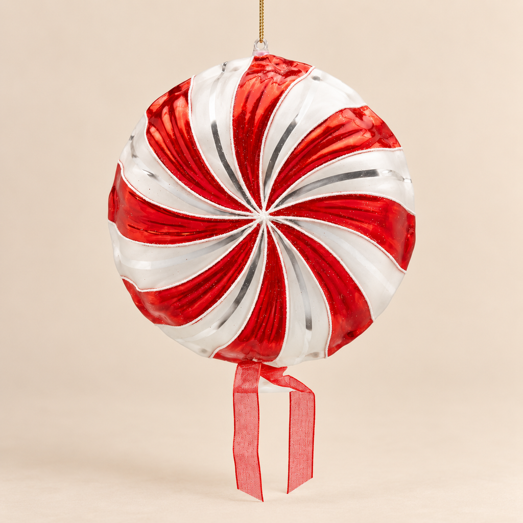Girella Candy Rossa e Bianca Ø 17 cm