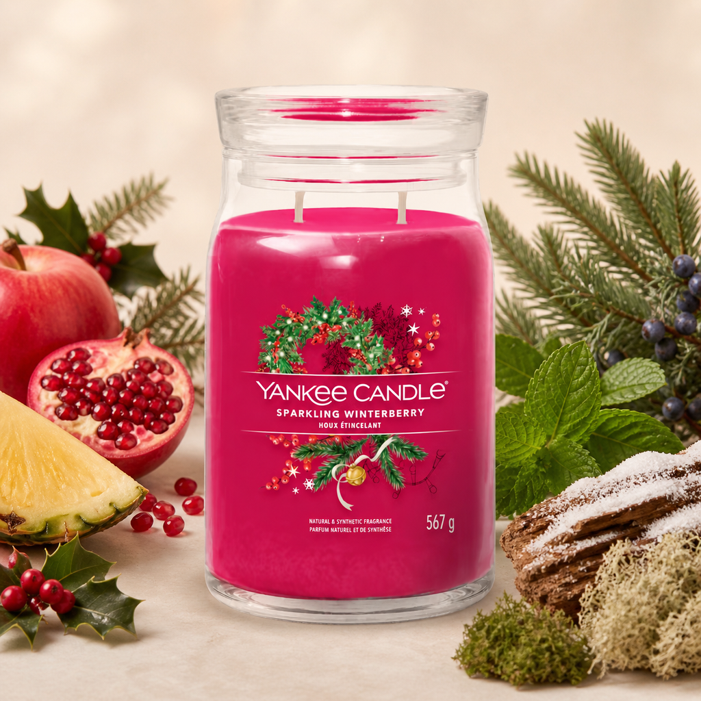 Yankee Candle Giara 567gr Sparkling Winterberry