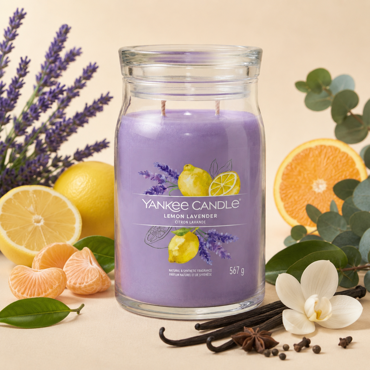 Yankee Candle Giara 567gr Lemon Lavander