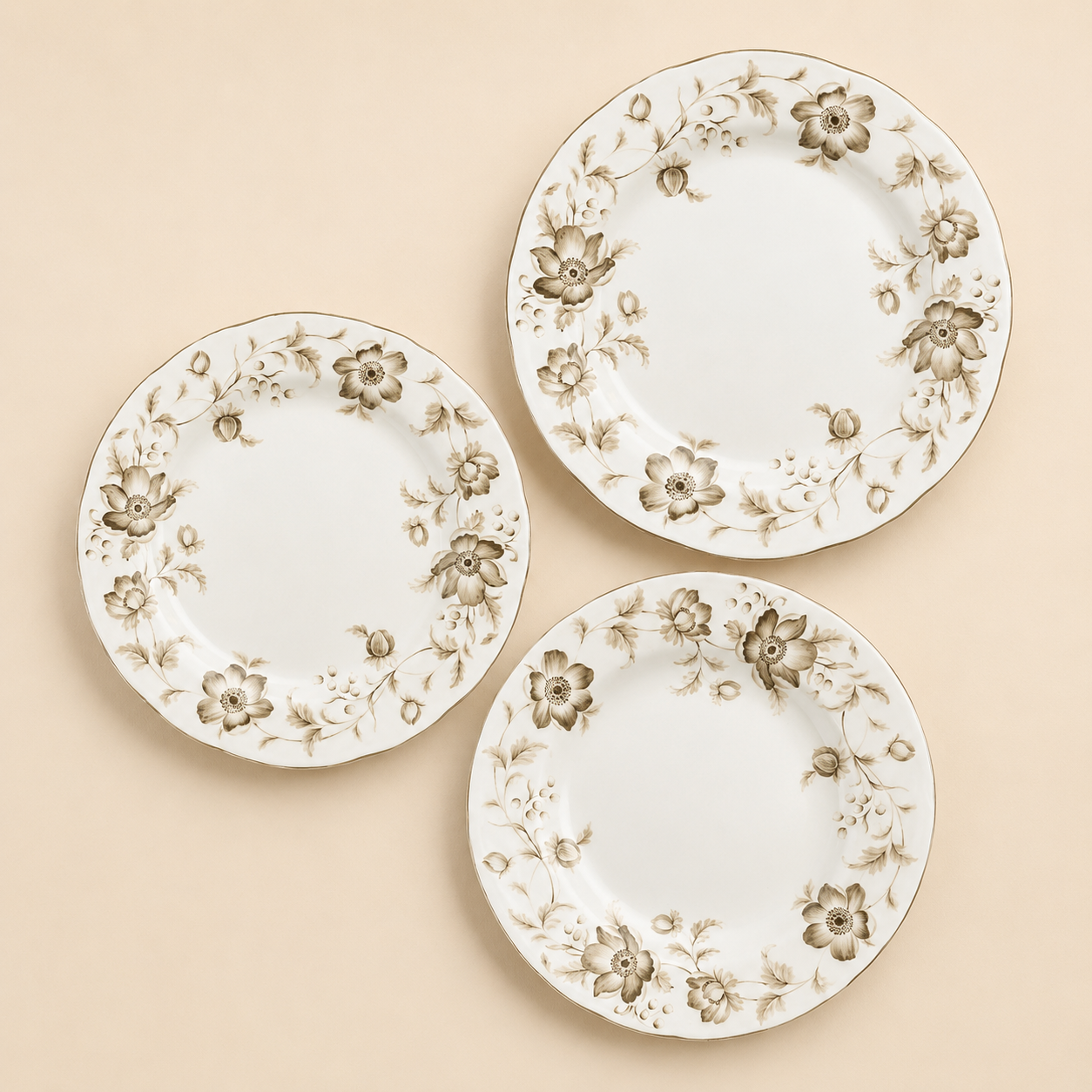 Servizio piatti 1 posto tavola Wonderwall taupe