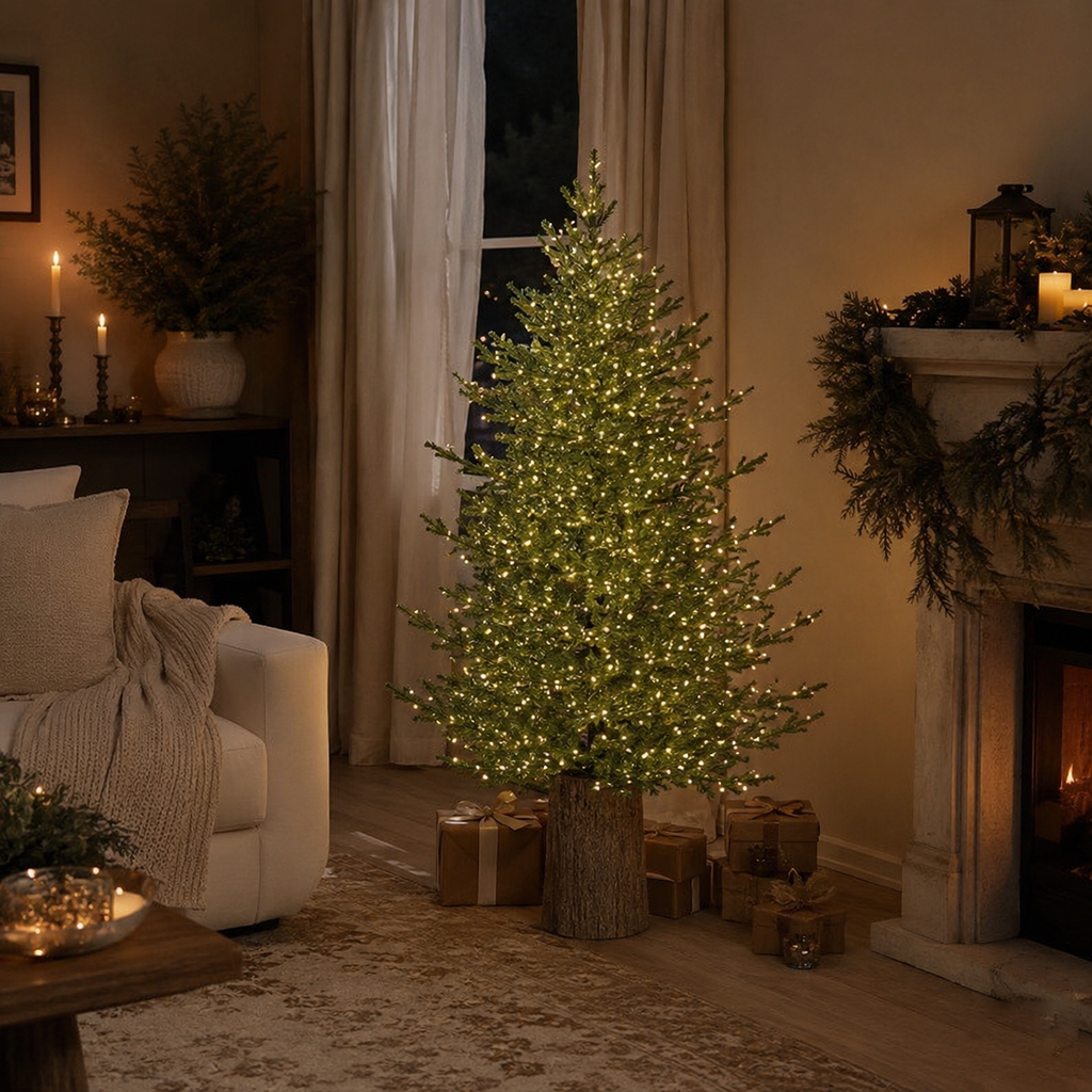 Albero di Natale Lucciole EDG con 2300 LED Rice h.180 cm