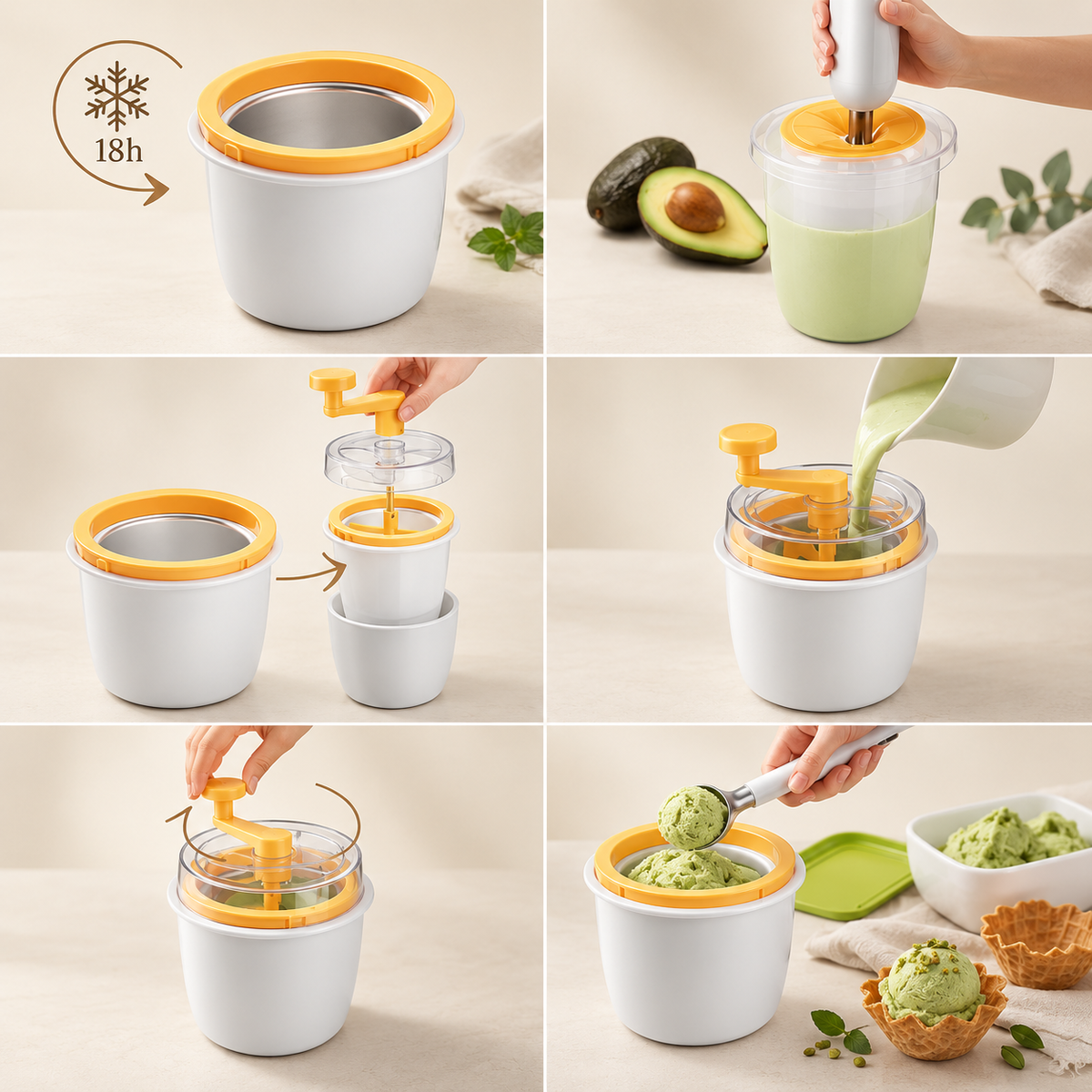 Gelatiera Manuale Tescoma Della Casa 0,6 L