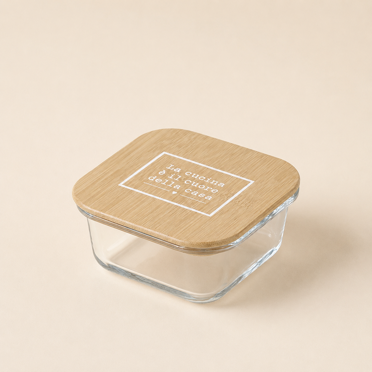 Contenitore La cucina è il cuore della casa 11x5,5cm