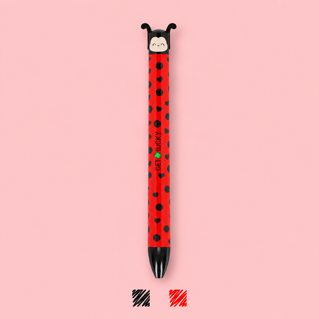 Penna a Sfera Due Colori Ladybug - Click&Clack