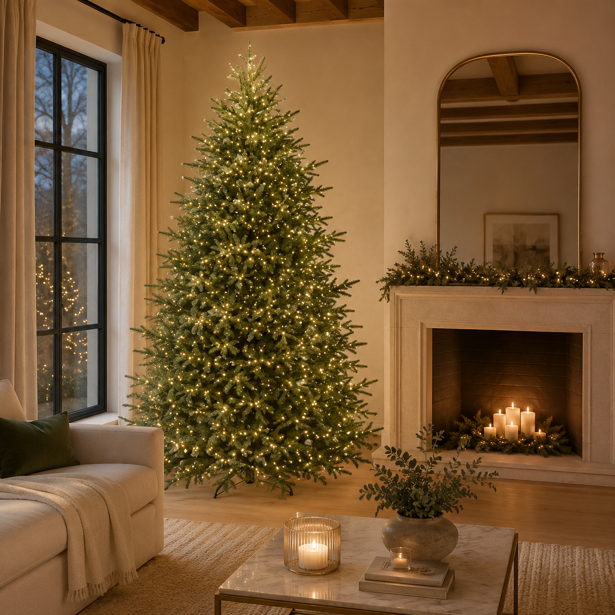 Albero di Natale Luxury EDG con 5000 LED h.240cm