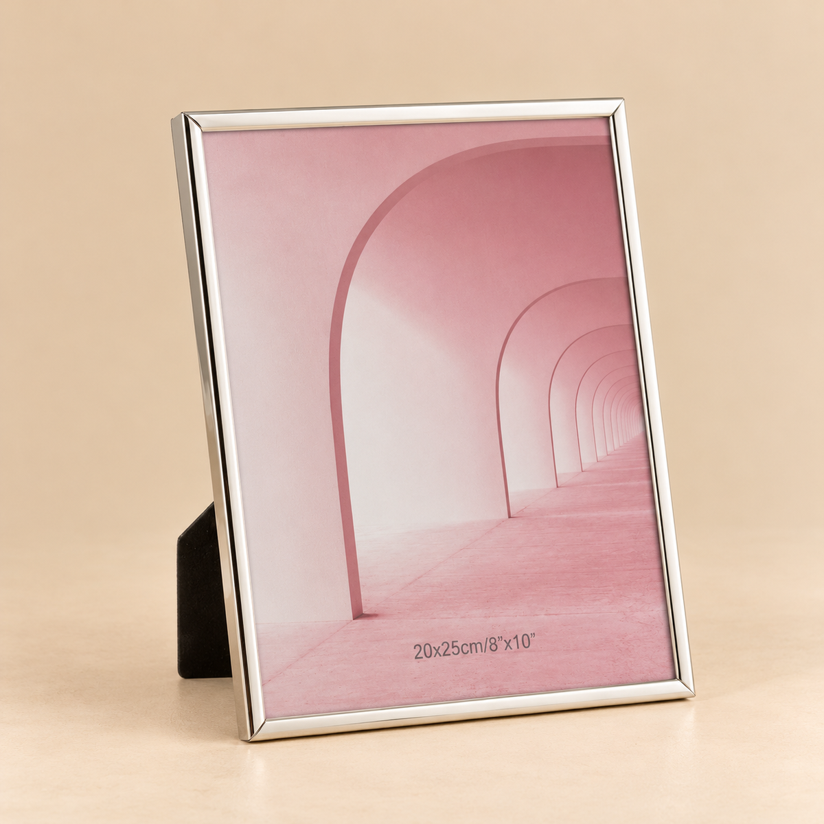 Portafoto TRACY Large in Acciaio Color Argento con Cornice Sottile – Foto 20 x 25 cm