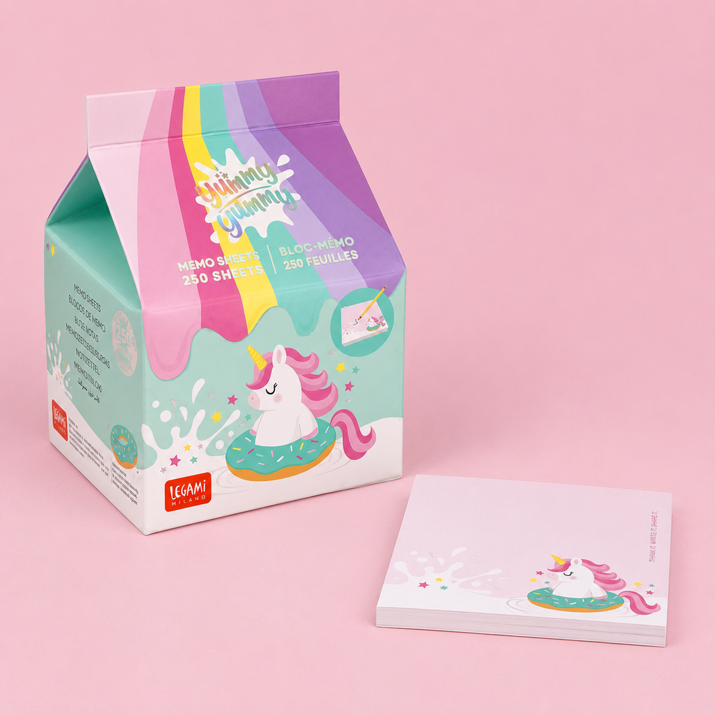 Blocchetto Memo Yummy Yummy – Unicorn di Legami