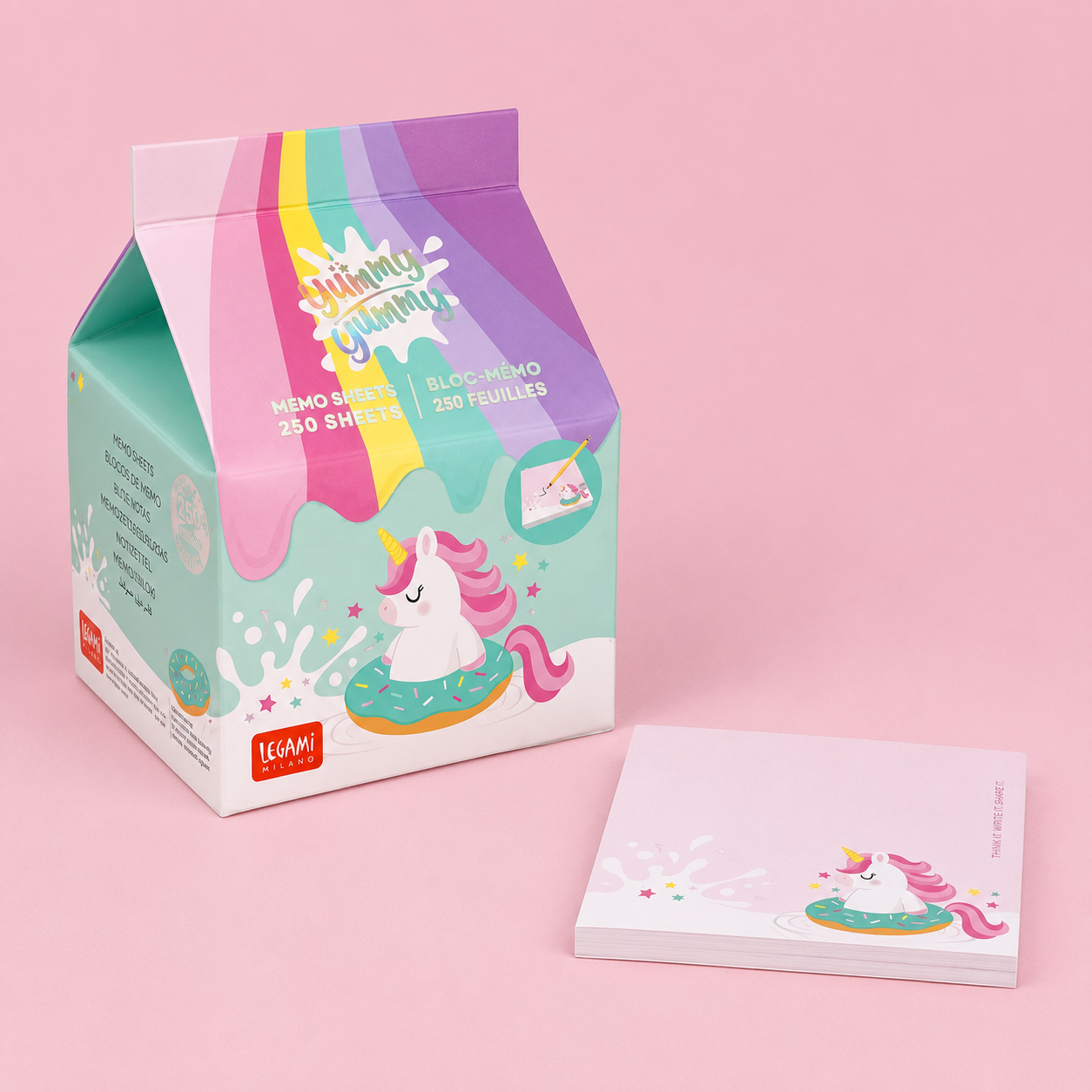 Blocchetto Memo Yummy Yummy – Unicorn di Legami