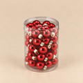 Set 50 Palline di Natale Rosse Ø 2 cm