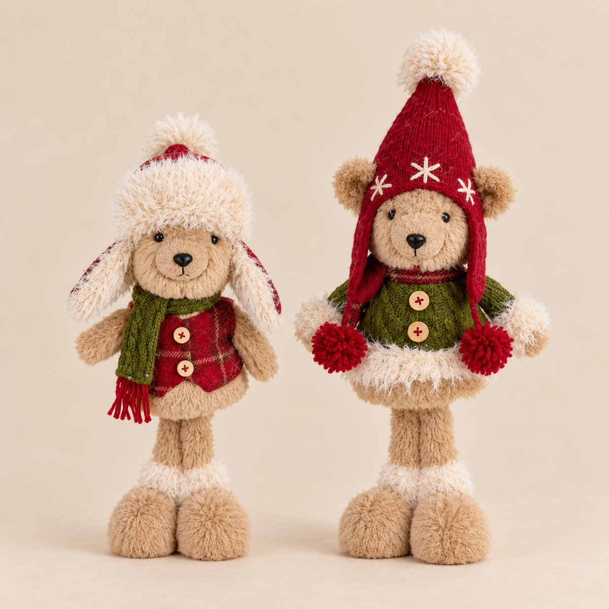 Orsetto Natalizio in Peluche h.34 cm