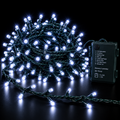 Catena Luminosa 240 LED Reflex a batteria Bianco Freddo 9,55 m con Timer e Memory – Interno ed Esterno