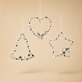 Decoro Pendente Gioiello Stella, Cuore o Campana – Argento