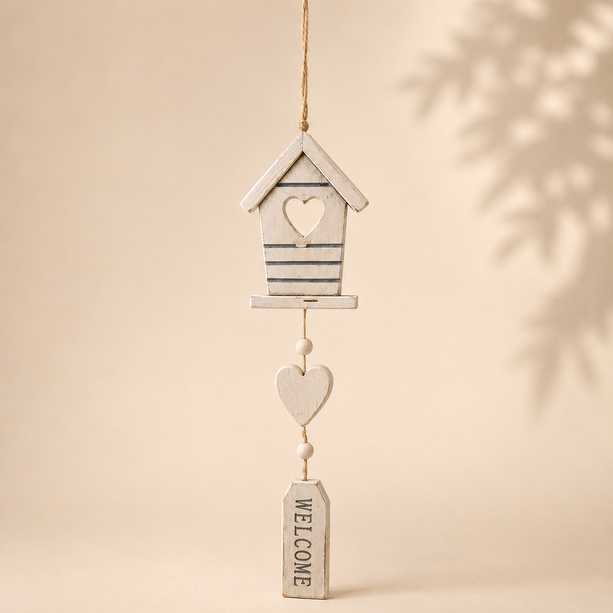 Decoro da Appendere in Legno – Welcome