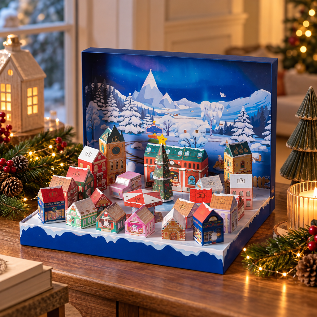 Calendario dell'Avvento Dream Peaks Legami con 24 Sorprese e Villaggio Natalizio 3D – Edizione Speciale