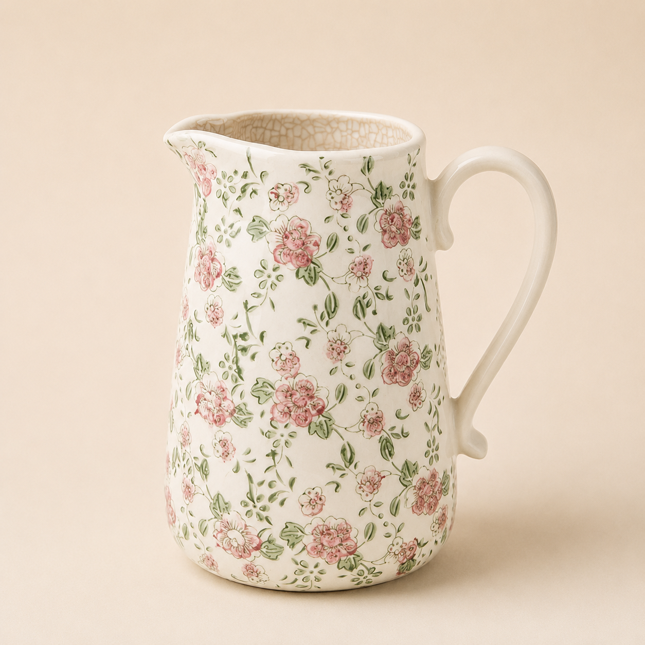 Brocca Decor Floreale Vintage