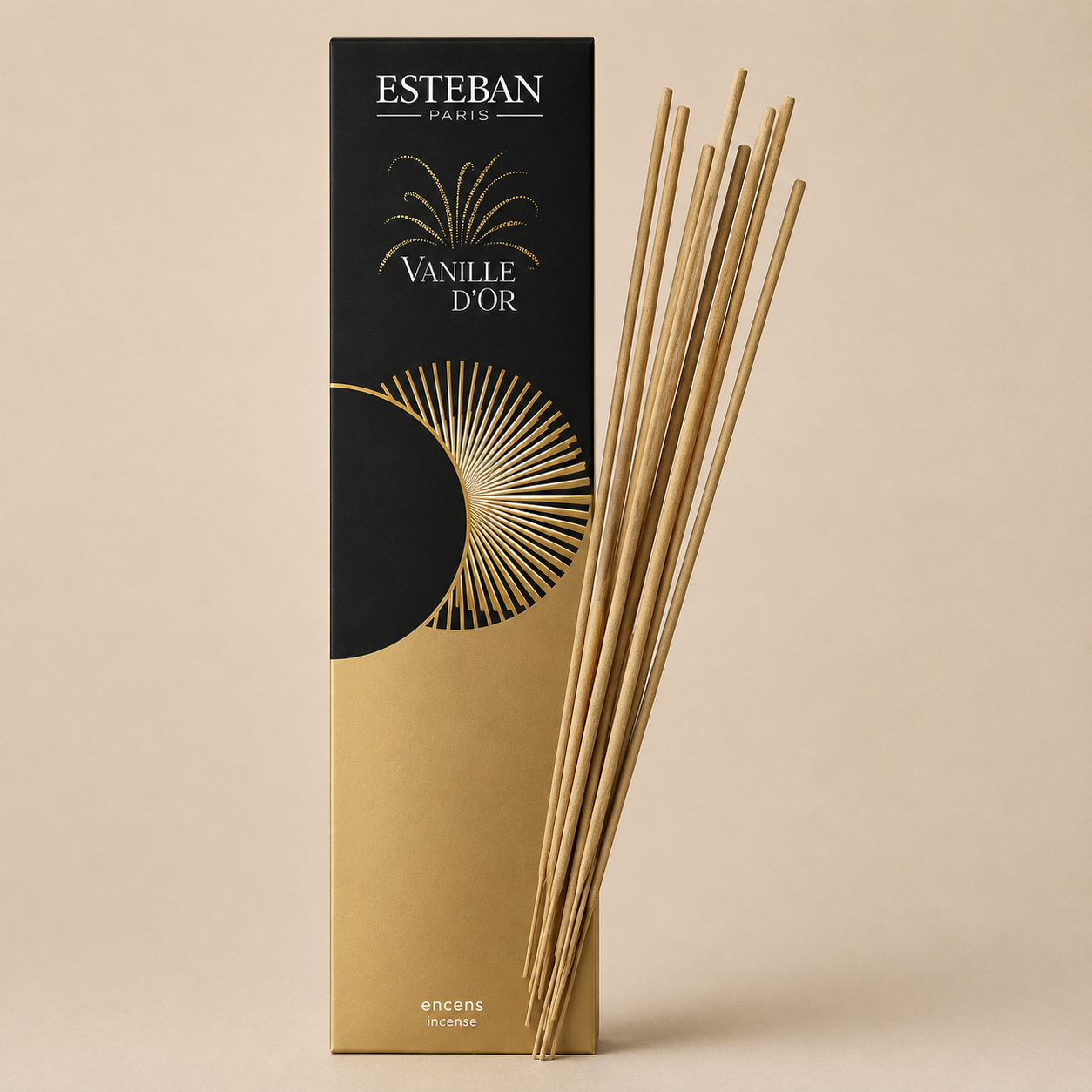 Bastoncini d'Incenso Vanille d'Or Esteban Paris