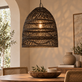 Lampadario Rattan Ombra in Canna e Bambù 40 x 45 cm