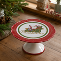 Alzata Babbo Natale in Ceramica Ø 26 cm