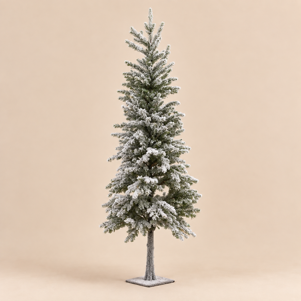 Pino Artificiale Innevato Slim con Tronco H 97 x Ø 36 cm - EDG