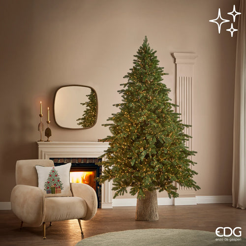 Albero di Natale Imperial NEW EDG con 4000 Mini LED h.210 cm