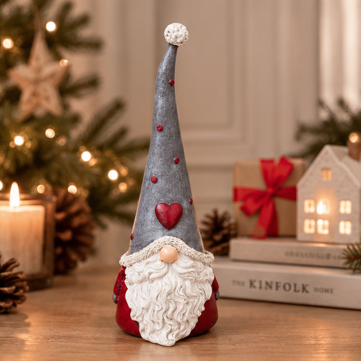 Decorazione Natalizia Gnomo con Cappello Alto