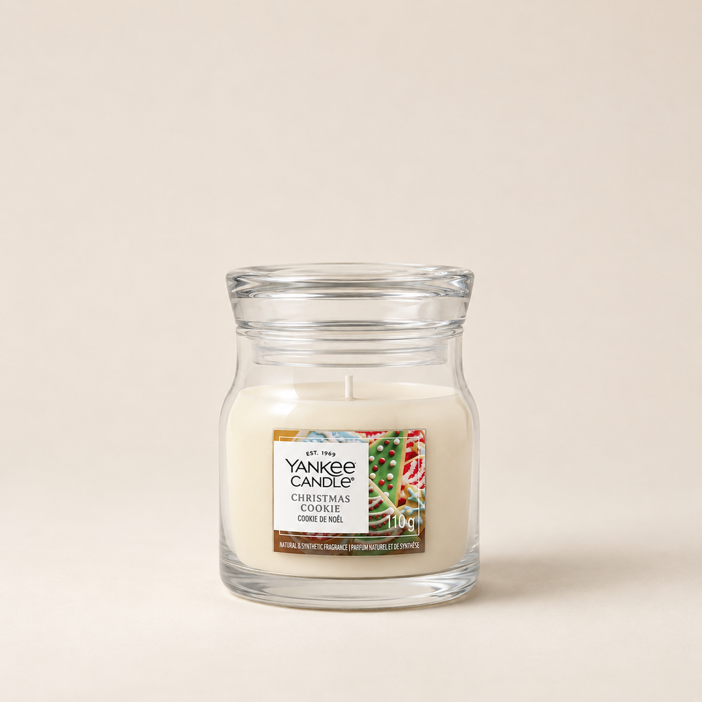 Candela Profumata Christmas Cookie Giara Piccola Signature 110 g - Yankee Candle