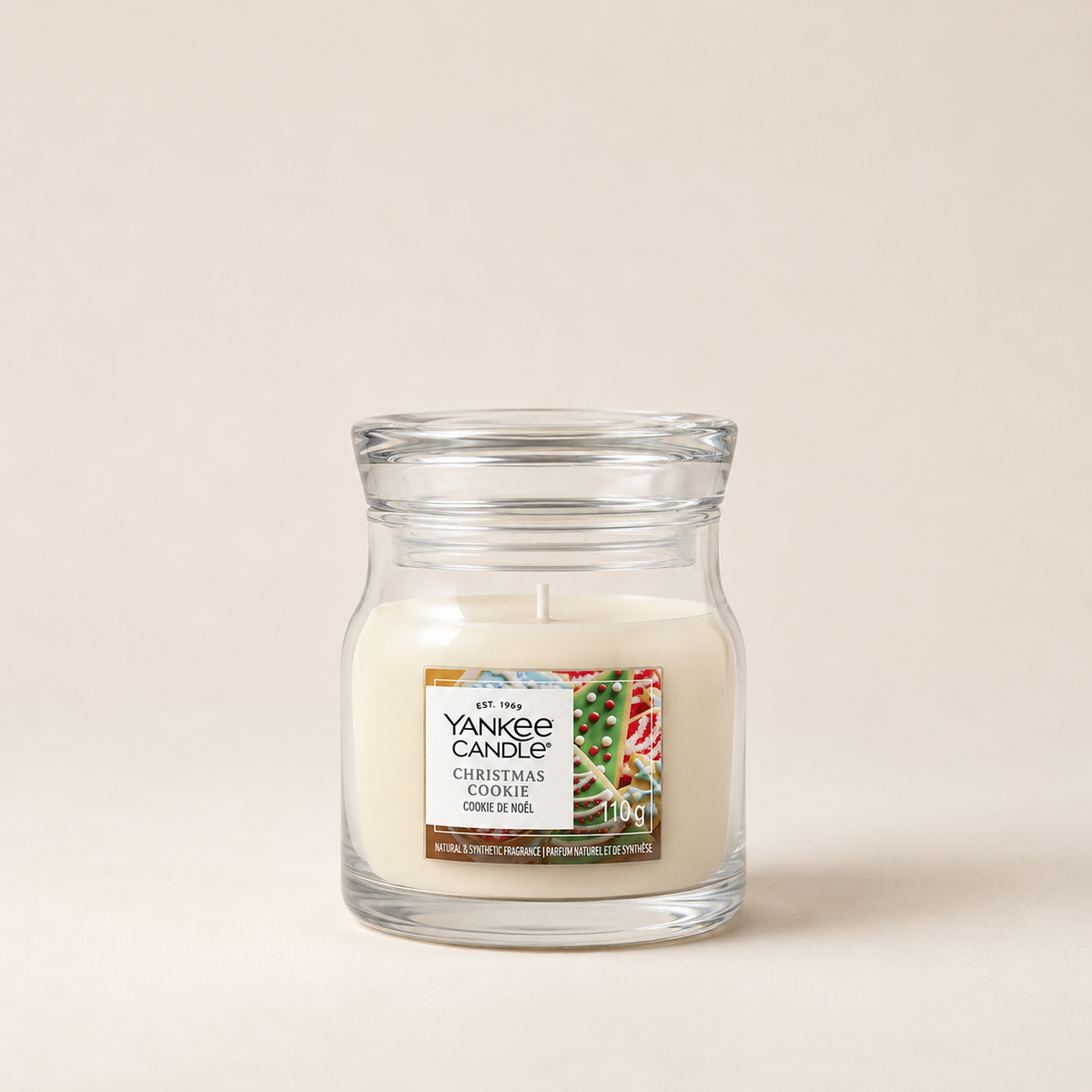 Candela Profumata Christmas Cookie Giara Piccola Signature 110 g - Yankee Candle