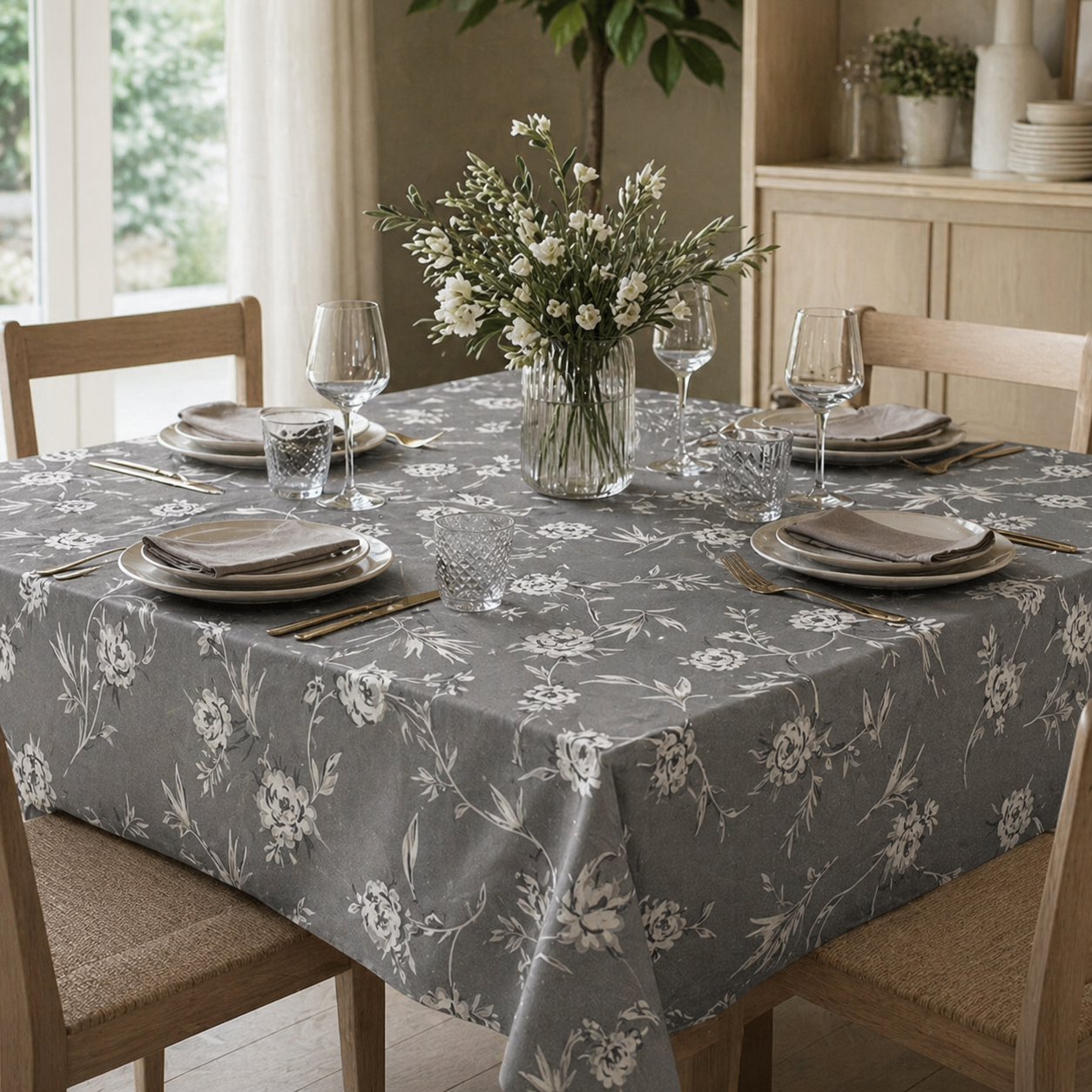 Tovaglia centrotavola Aslaug 150x150cm