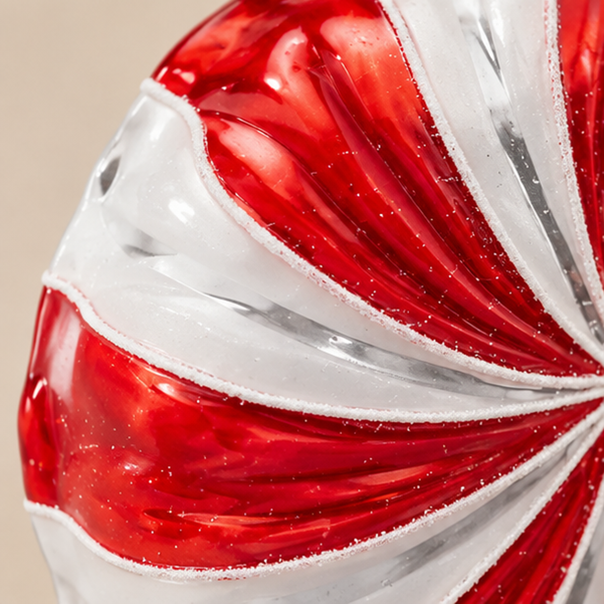 Girella Candy Rossa e Bianca Ø 17 cm