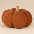 Zucca Decorativa Autunnale in Tessuto Arancione Terracotta Ø20 x H14 cm