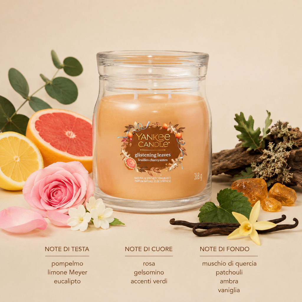 Yankee Candle Giara 368gr Glistening Leaves